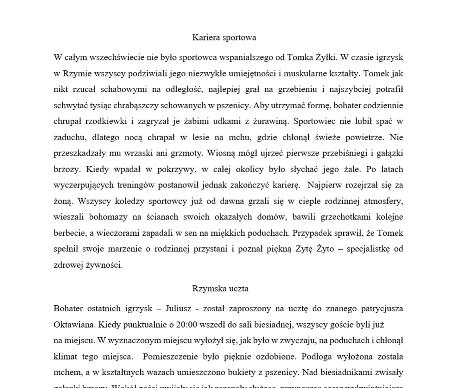 Autorskie dyktanda na wesoło
