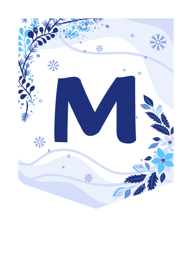 Girlanda, baner "ZIMA 21 grudnia"