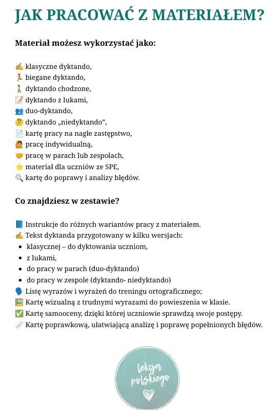 Lektury bez byków. Seria dyktand (nie tylko) dla ósmoklasisty. Zemsta