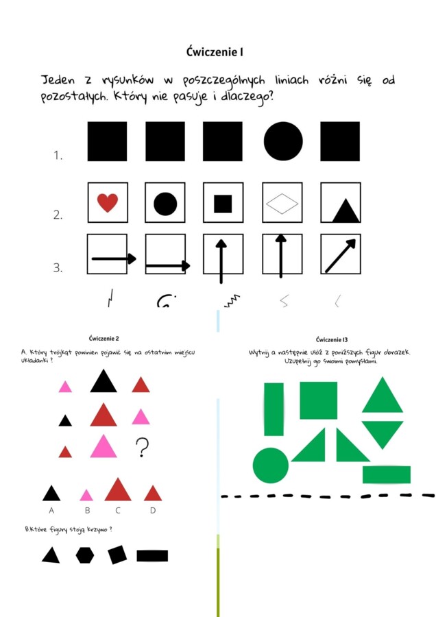 Trening funkcji poznawczych. Pamięć, koncentracja uwagi, logiczne myślenie, kreatywność. Część 1.