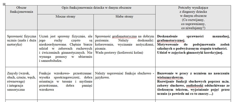 Wielospecjalistyczna Ocena Poziomu Funkcjonowania Ucznia z  Niedostosowaniem Społecznym.