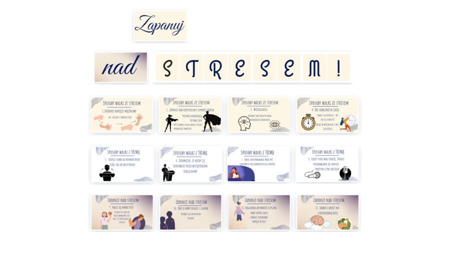 Gazetka szkolna - Zapanuj nad stresem!