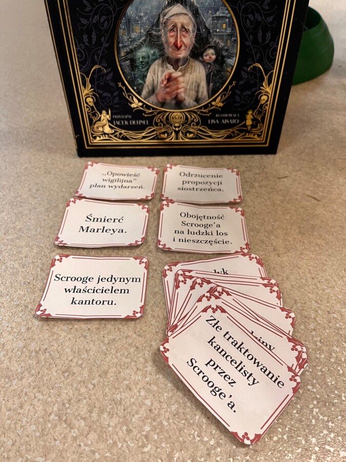 "Opowieść wigilijna" - plan wydarzeń