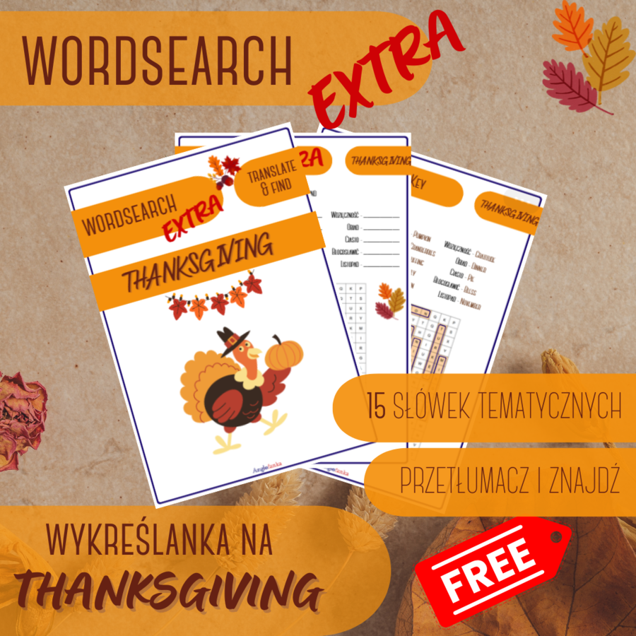 Wykreślanka EXTRA - Thanksgiving