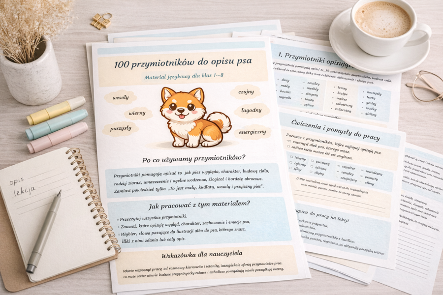 100 przymiotników do opisu psa