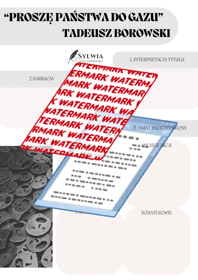 📒Notatnik maturalny – Czas wojny i okupacji (wprowadzenie, Proszę państwa do gazu, Inny świat, Zdążyć przed Panem Bogiem)