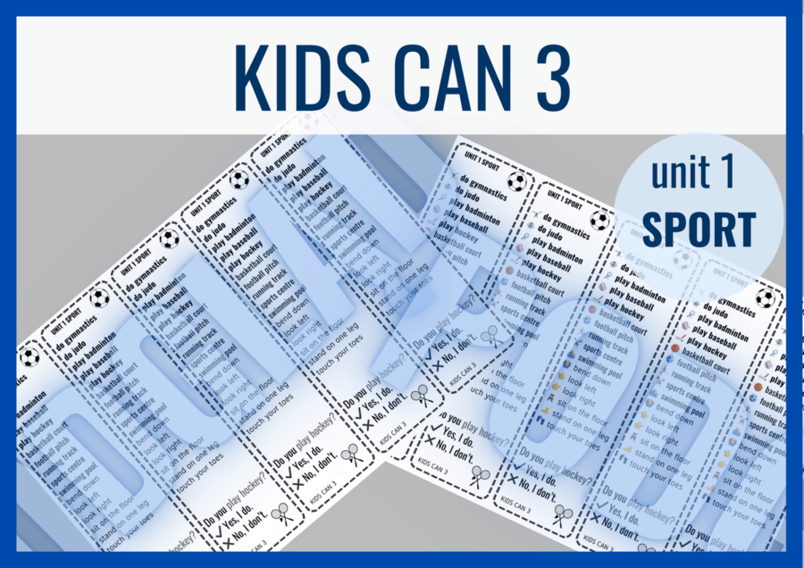 Kids Can 3 unit 2 – zakładki do książki