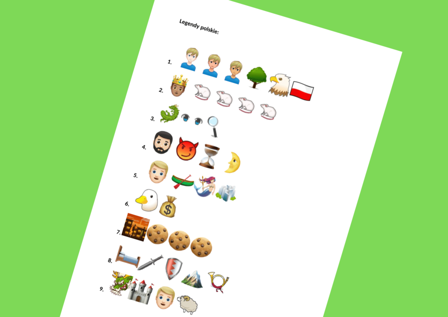 REBUSY – rebus - legendy polskie