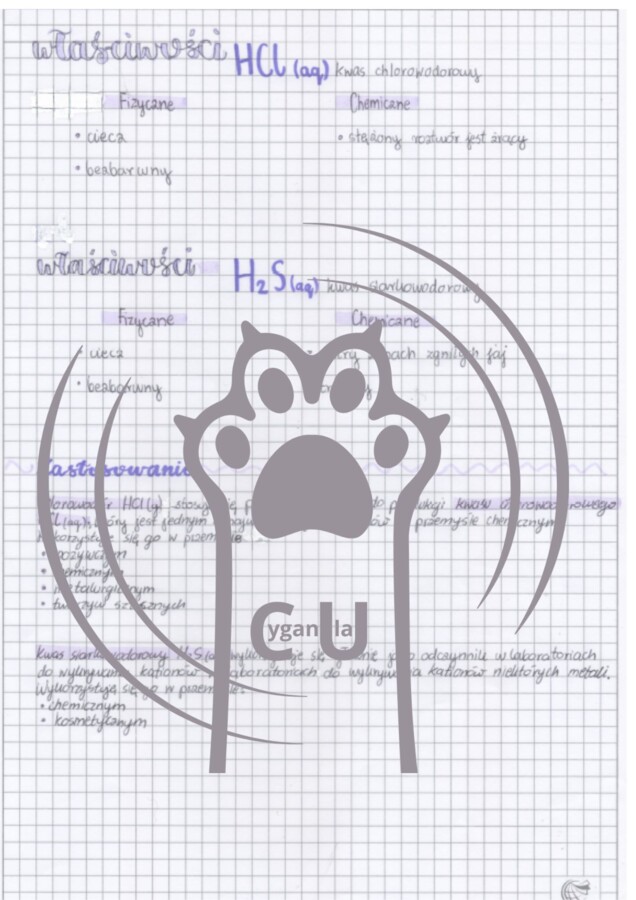 Kwasy tlenowe i beztlenowe - notatka do nauki