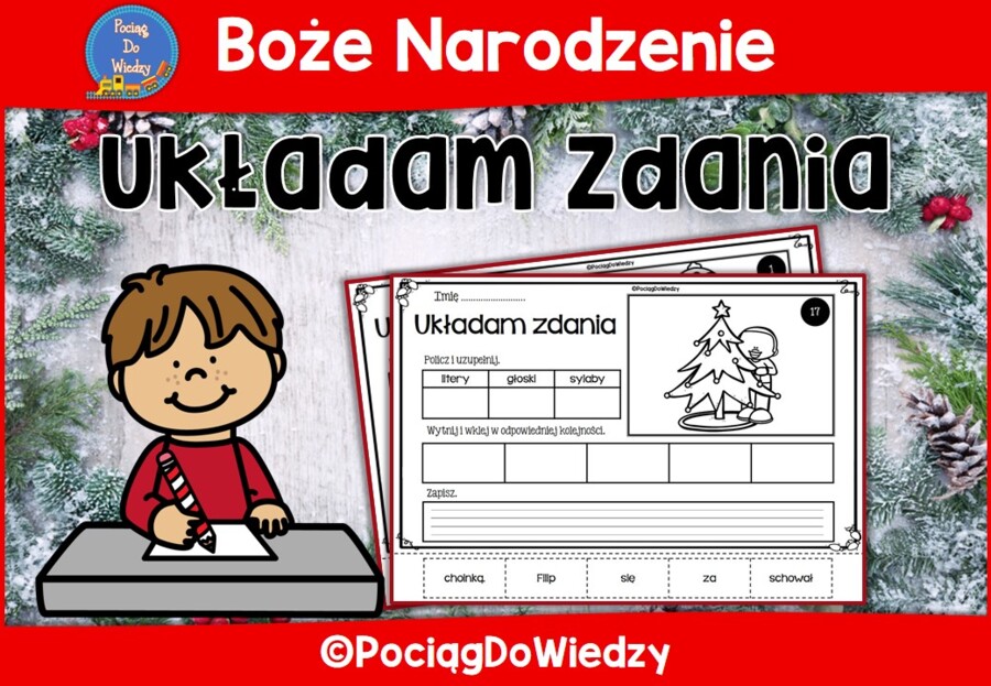 Boże Narodzenie - Układam zdania