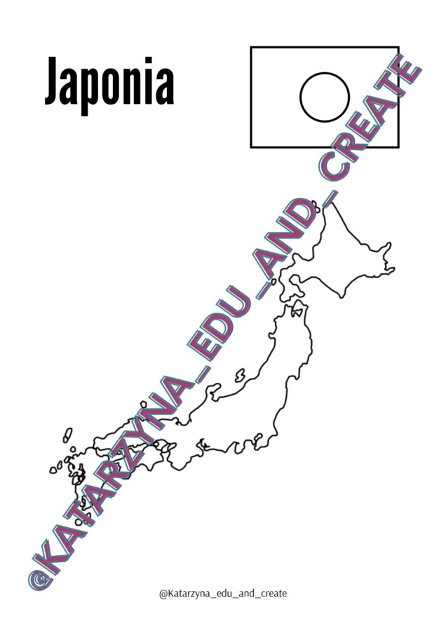 Mapy konturowe - wybrane państwa świata