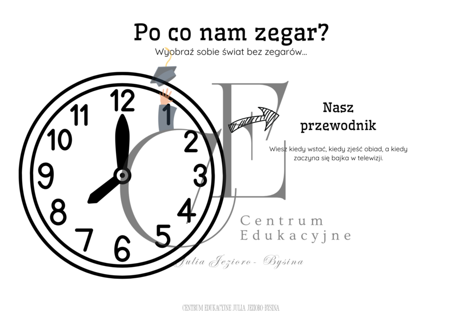 Nauka zegara- czas na edukacyjną podróż!