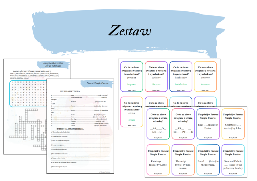 Brainy 7 unit 5 zestaw karty pracy + karty powtórzeniowe do gier