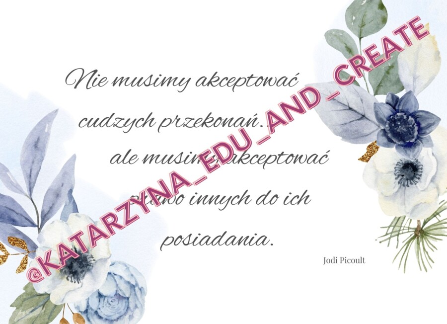 Tolerancja - plakaty z cytatami i aforyzmami