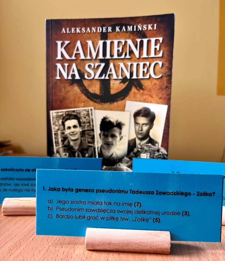 Quiz kołowy - Kamienie na szaniec - zamiast kartkówki