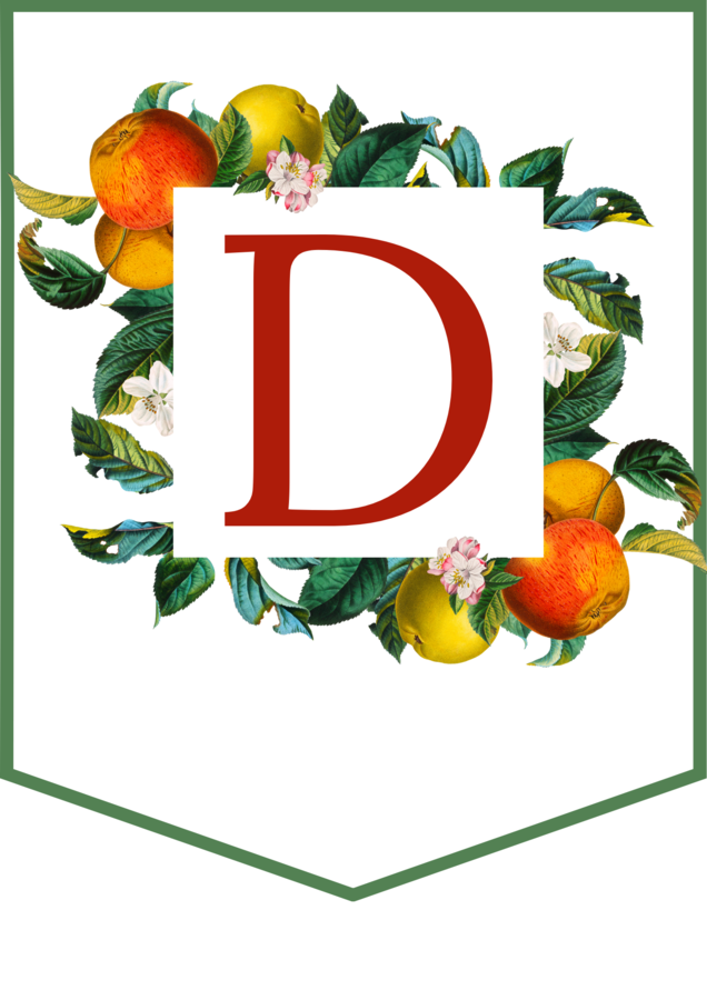 DZIEŃ JABŁKA – girlanda – napis – gazetka – szkoła – wersja 4