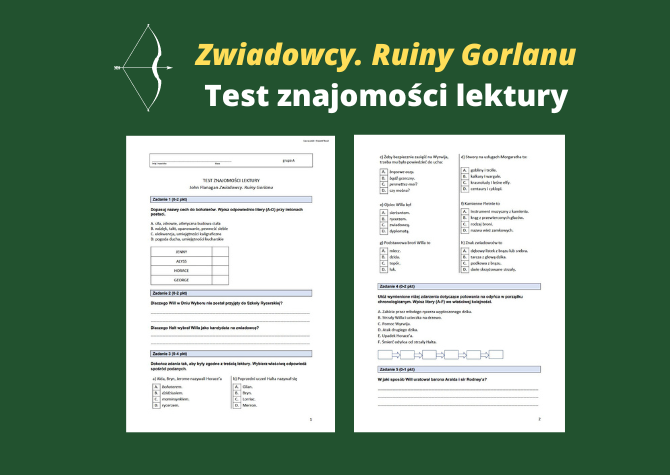 Zwiadowcy. Ruiny Gorlanu - test znajomości lektury