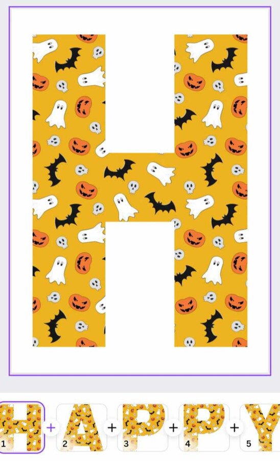 Baner, girlanda na Halloween 6 wzorów