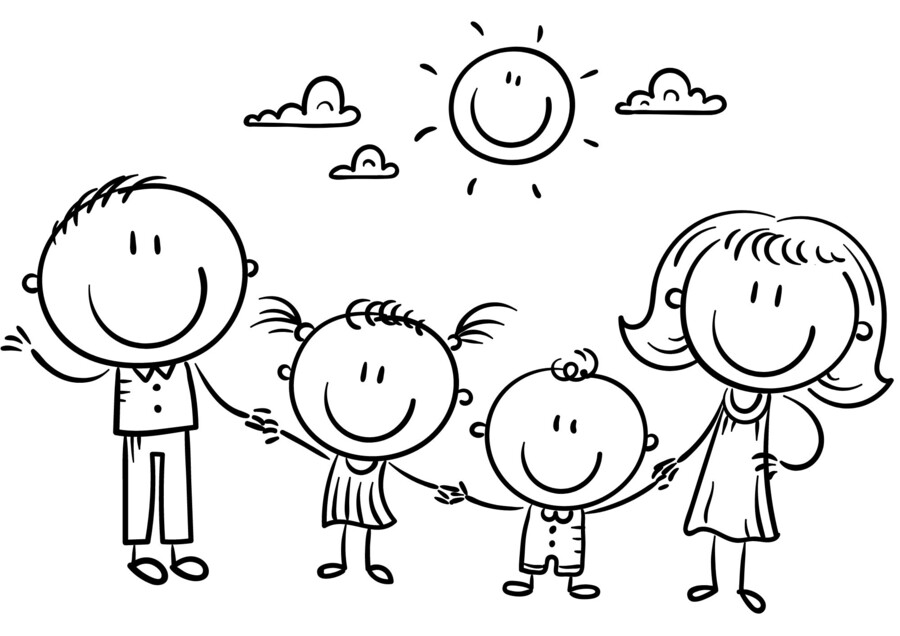 DZIEŃ DZIECKA -KOLOROWANKI