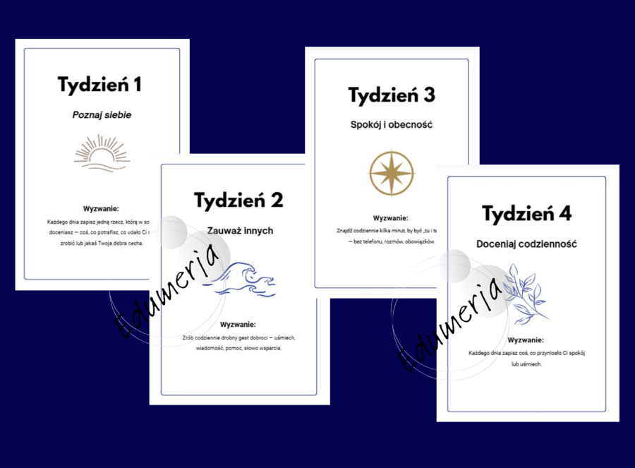 Dziennik wdzięczności – minimalistyczny (dla licealistów i dorosłych)