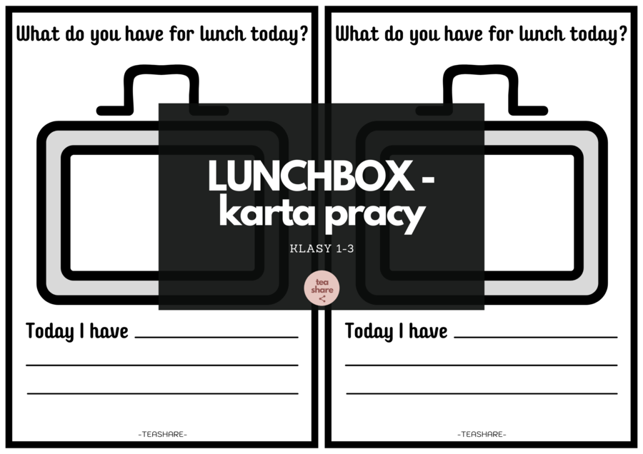 LUNCHBOX - karty pracy z tematu jedzenie