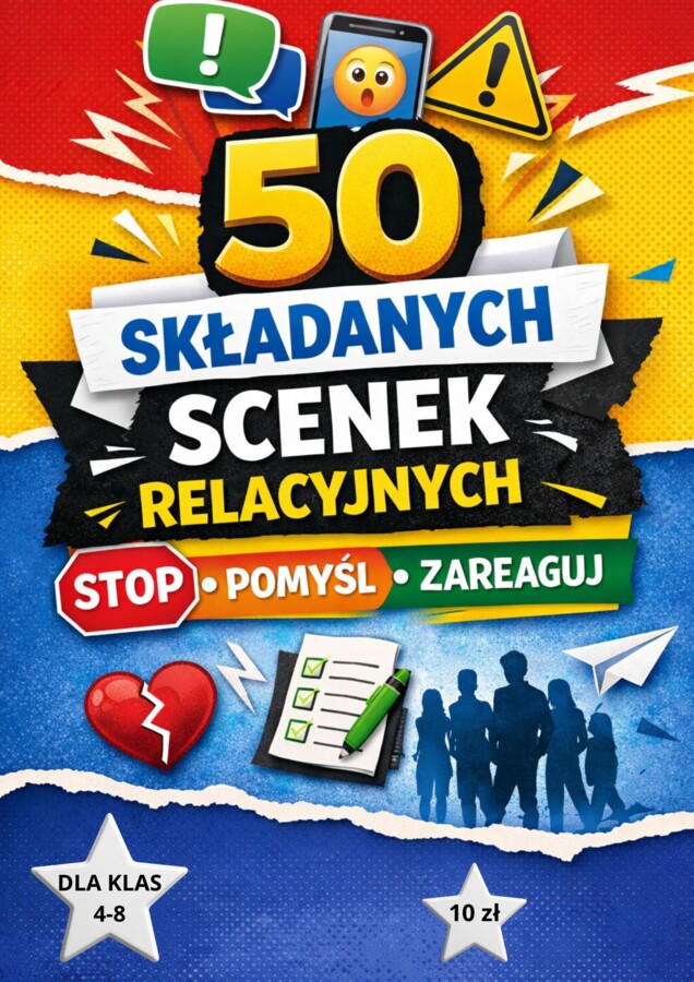 STOP, POMYŚL, ZAREAGUJ-interaktywne scenki dla klas 4-8