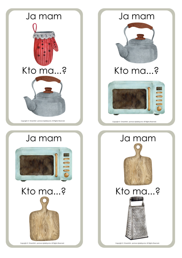 Ja mam, kto ma? - w kuchni
