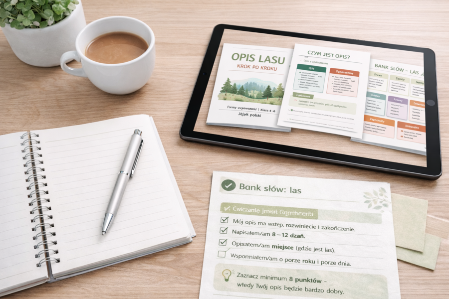 Opis lasu – krok po kroku