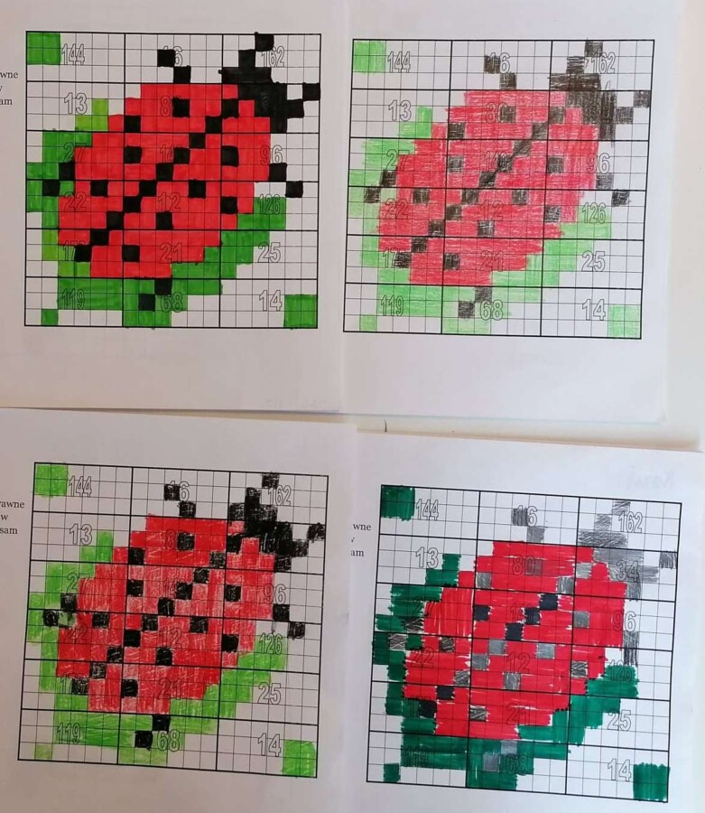 Zakodowane zadania tekstowe - mnożenie i dzielenie