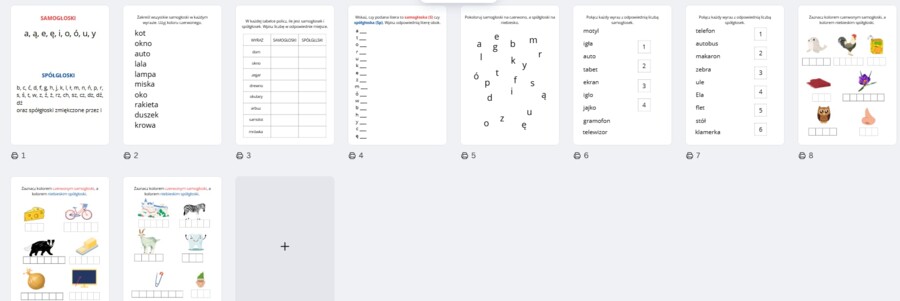 Samogłoski i spółgłoski