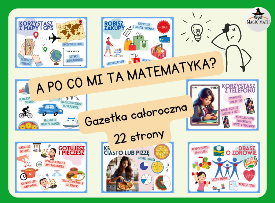 "A PO CO MI TA MATEMATYKA?" Gazetka całoroczna, Dzień Matematyki