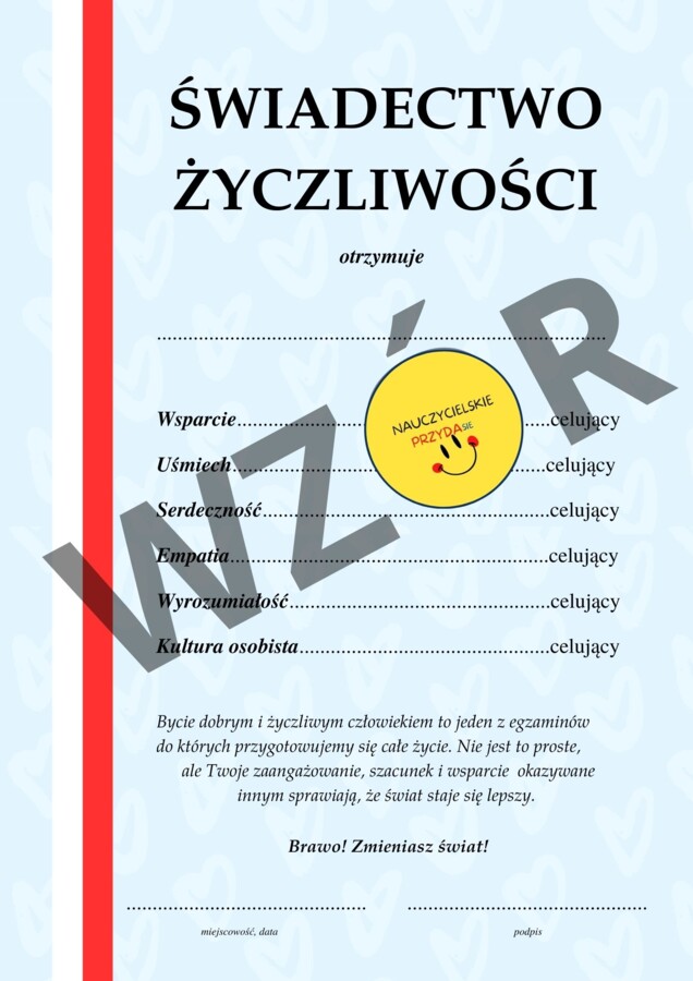 Świadectwo życzliwości