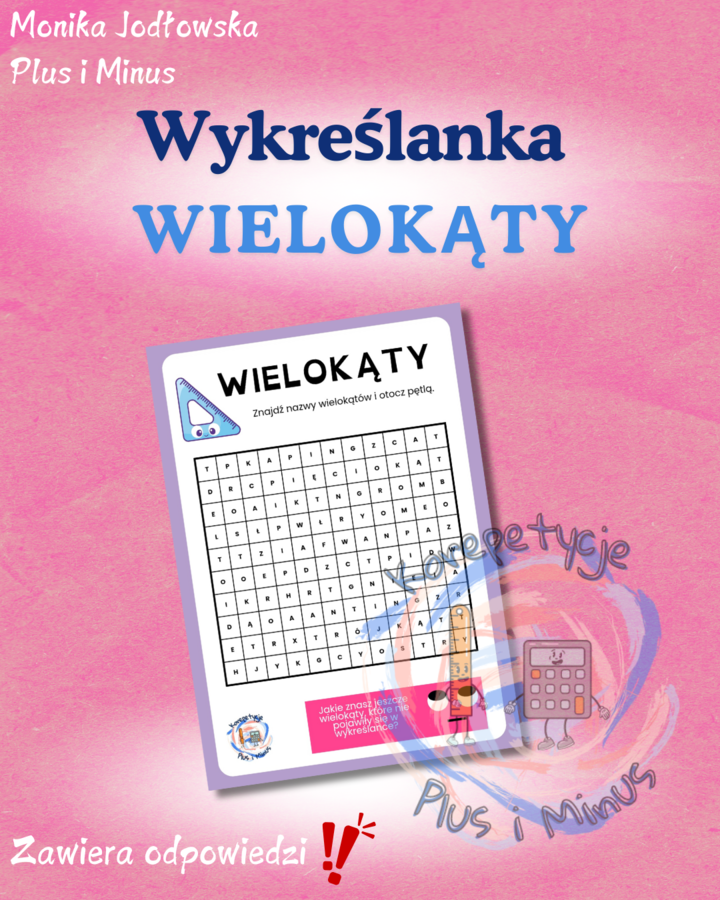 Wykreślanka wielokąty