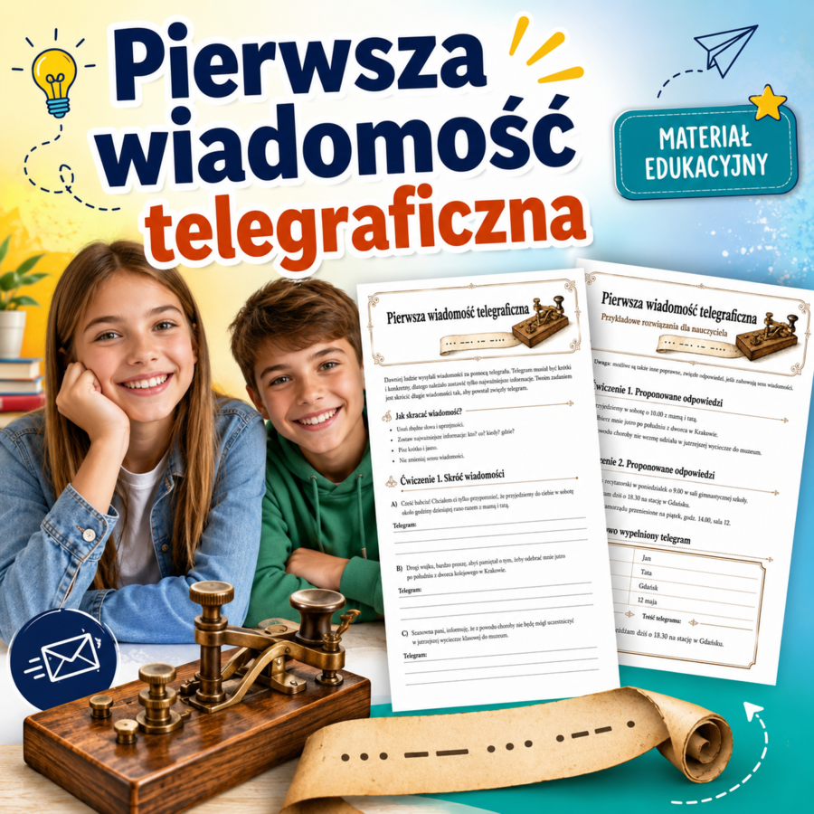 Pierwsza wiadomość telegraficzna