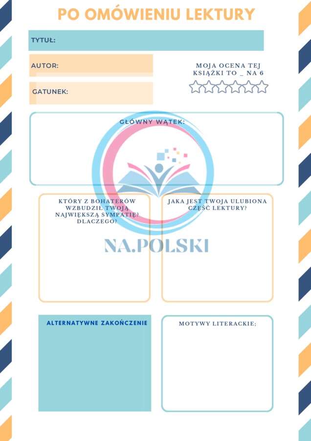 Po omówieniu lektury