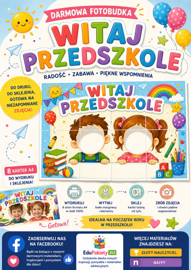 Witaj Przedszkole! FOTOBUDKA PDF do druku