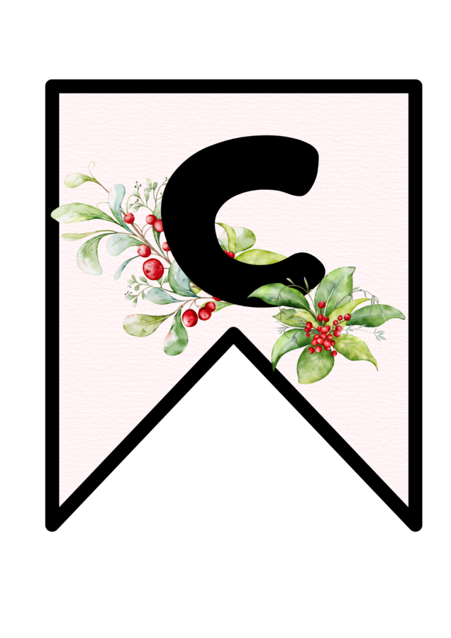 Napis MERRY CHRISTMAS