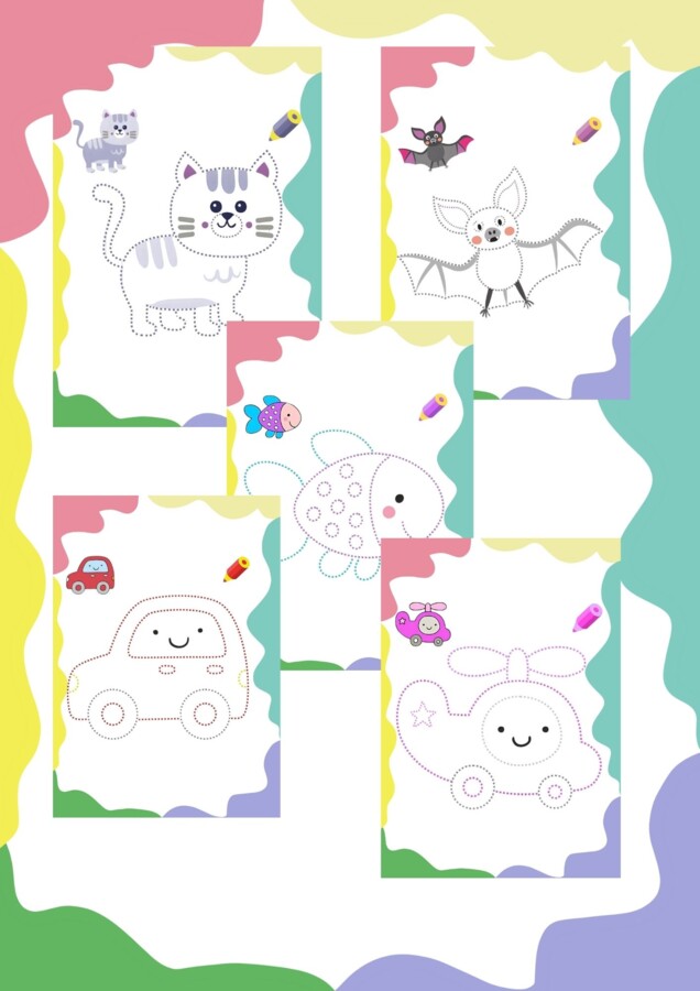 ĆWICZENIA ROZWIAJĄCE SPRAWNOŚĆ GRAFOMOTORYCZNĄ.