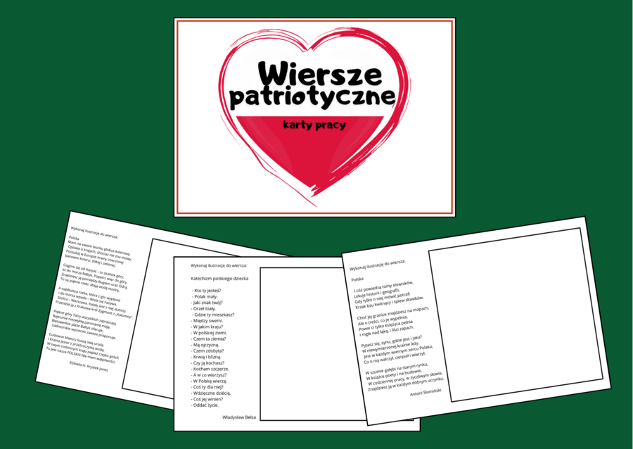 11 LISTOPADA – Święto Niepodległości – WIERSZE – karta pracy – biblioteka