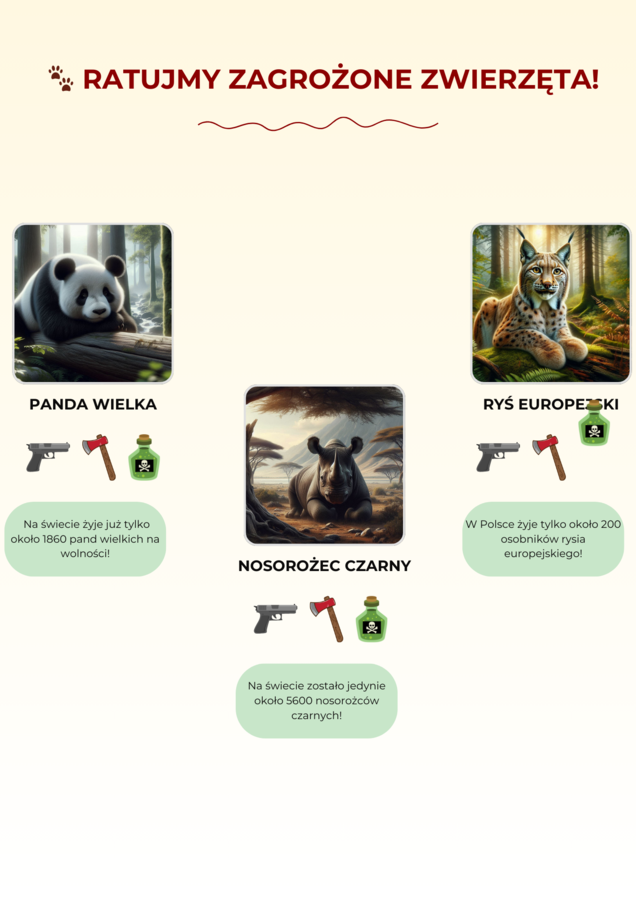 Plansze edukacyjne. Ekosystemy. Gatunki zagrożone. Segregacja odpadów. Cykl życia drzew. Owady zapylające.