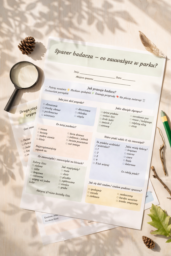 Spacer badacza – co zauważysz w parku?