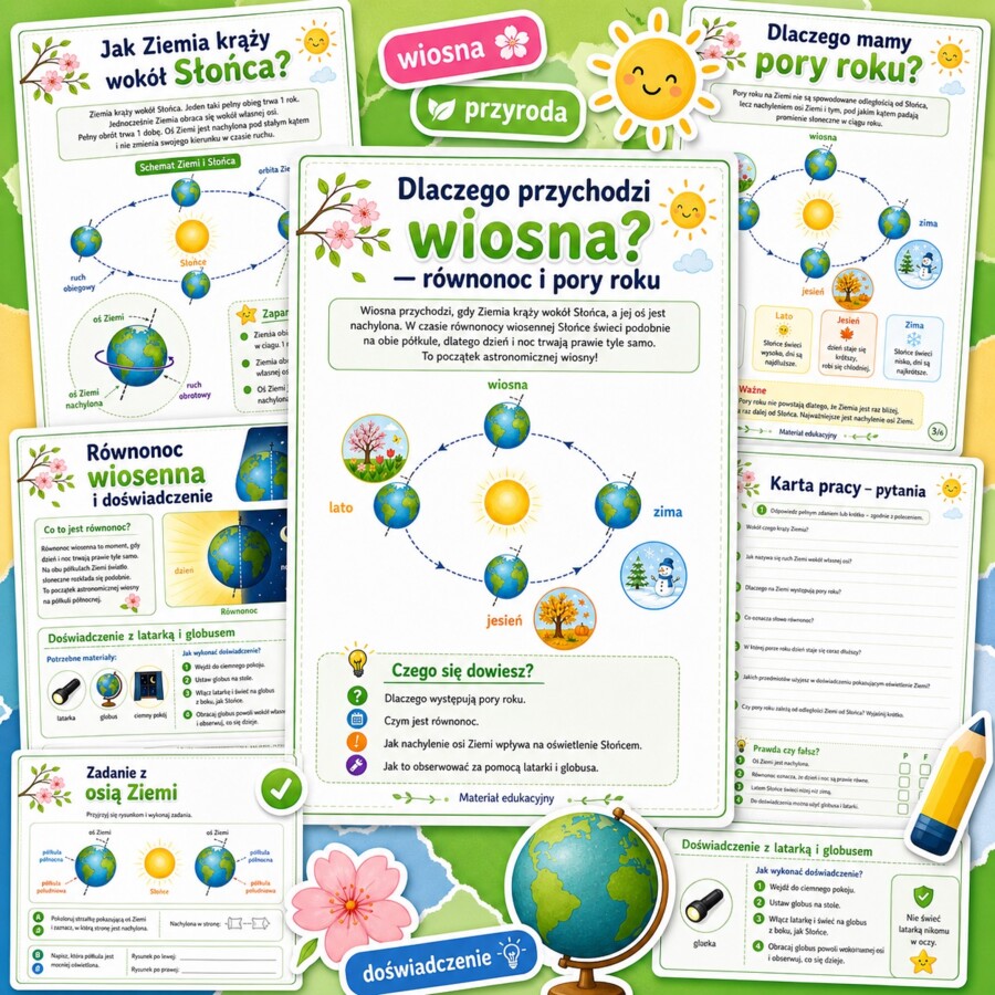Dlaczego przychodzi wiosna? Równonoc i pory roku