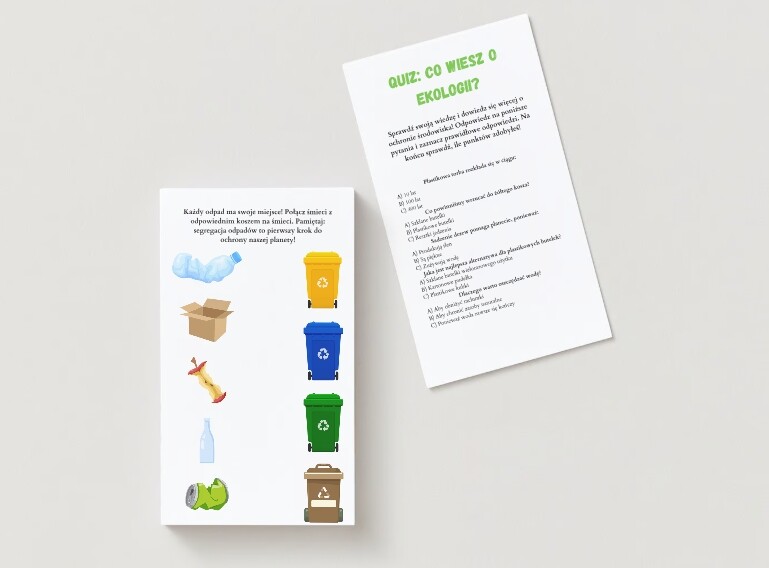 Dlaczego ekologia jest ważna? Segregacja śmieci. Kolorowanka. Quiz. Tydzień bez plastiku. Kompostownik. Pomysły na akcje w szkole. Jak działa recykling?