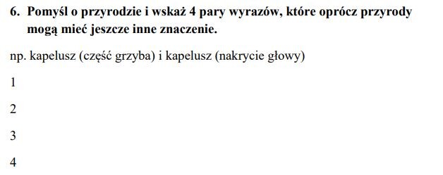 Test dla olimpijczyków i uczniów przygotowujących się do konkursów.