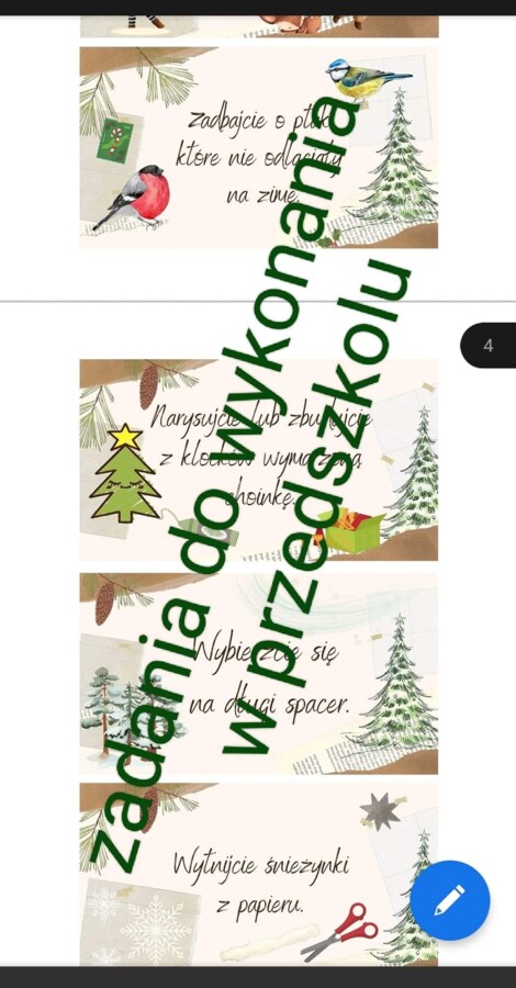 ZADANIA ADWENTOWE - Boże Narodzenie