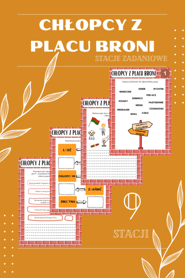 Chłopcy z Placu Broni - stacje zadaniowe