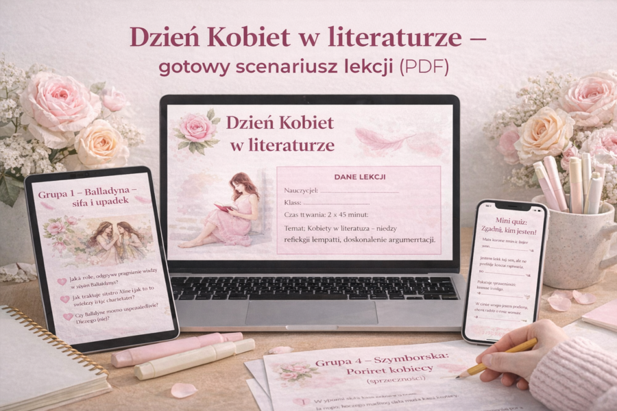 Scenariusz lekcji "Dzień Kobiet w literaturze"