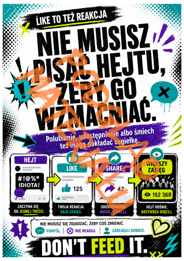 SŁOWA ZOSTAJĄ – hejt, żart, granice, szacunek | gazetka szkolna klasy 4–8 i szkoły ponadpodstawowej