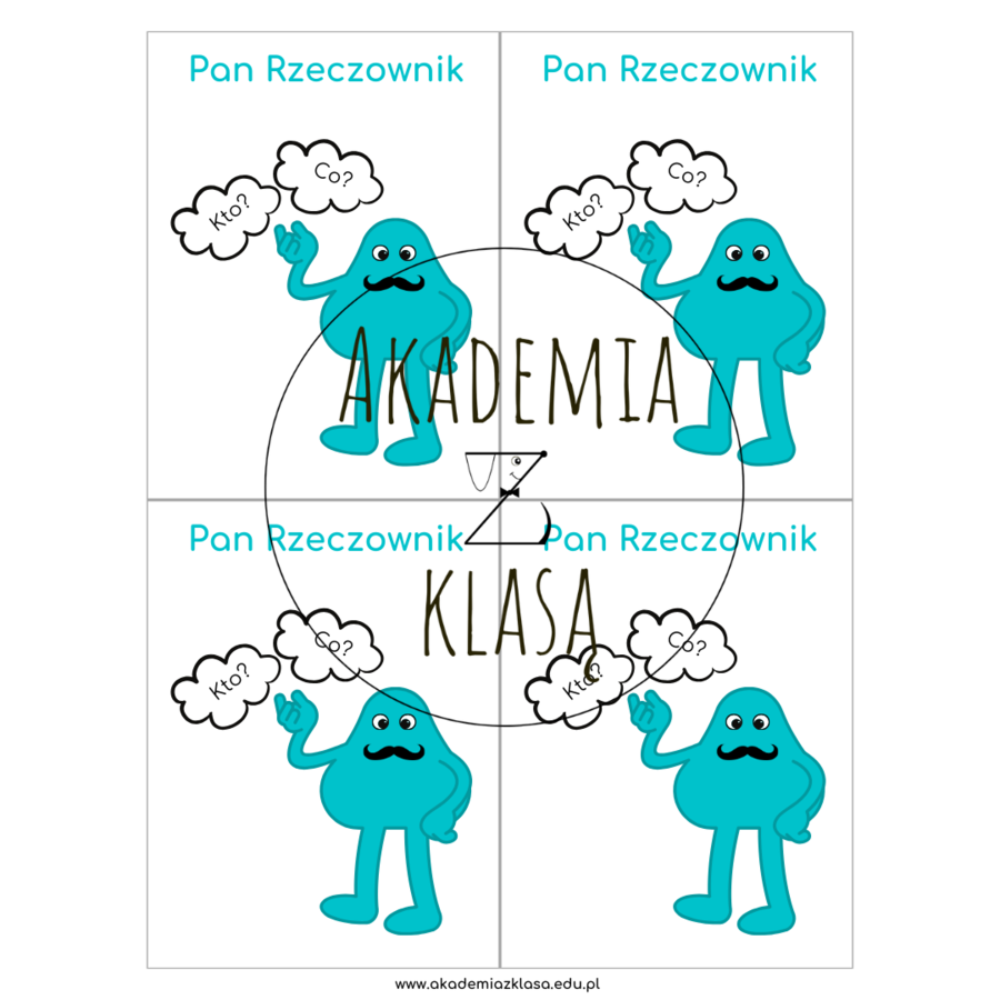 DRUŻYNA CZĘŚCIAKÓW, CZYLI CZĘŚCI MOWY DLA KLAS 2-3