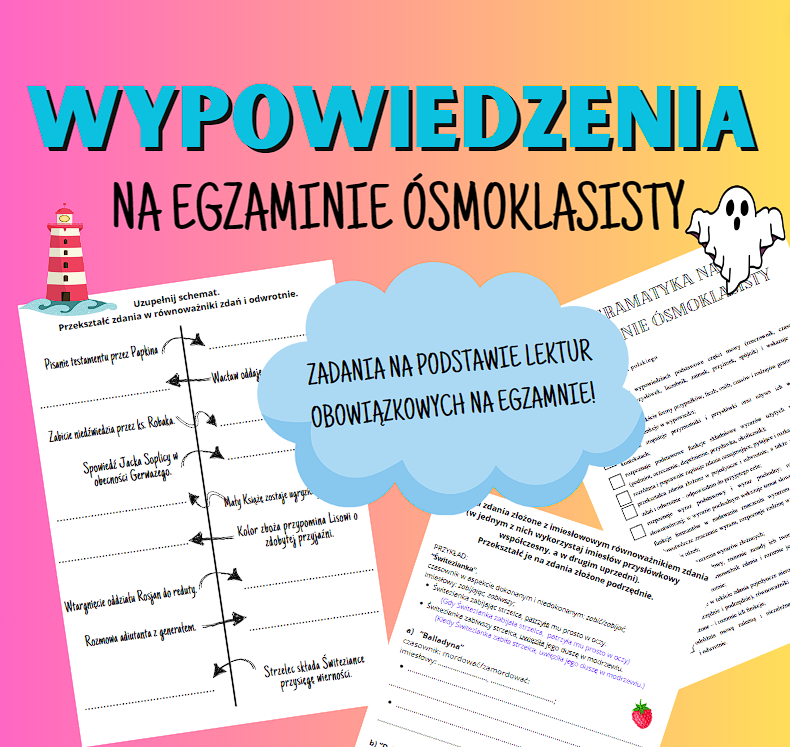 WYPOWIEDZENIA na egzaminie ósmoklasisty